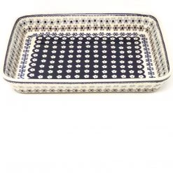 Janelle Imports Lg Rectangular Baker In Simple Daisy
