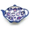 Janelle Imports Teabag Dish In Flowers On White