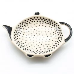 Janelle Imports Teabag Dish In Black Elegance