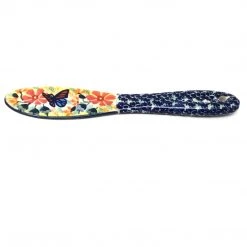Janelle Imports Butter Knife And Cheese Spreader In Butterfly Meadow