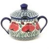 Janelle Imports Family Style Sugar Bowl 14 Oz In Polish Poppy 2 Janelle Imports Family Style Sugar Bowl 14 Oz In Polish Poppy