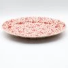 Janelle Imports Oval Basia Platter In Antique Red