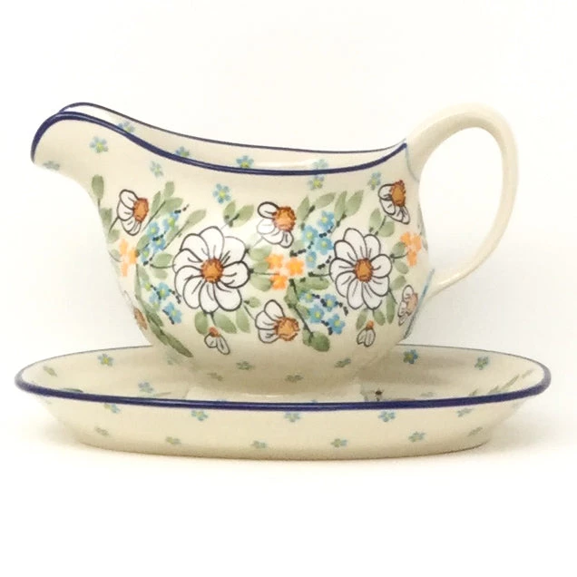 Janelle Imports Gravy Boat W/Tray 1 Qt In Spectacular Daisy 3 Janelle Imports Gravy Boat W/Tray 1 Qt In Spectacular Daisy