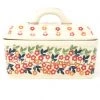 Janelle Imports Butter Box In Tiny Flowers