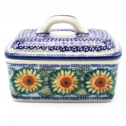 Janelle Imports Butter Box In Sunflowers
