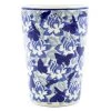 Janelle Imports Toothbrush Holder/Cup In Blue Butterfly