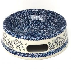 Janelle Imports Lg Dog Bowl In Blue Meadow