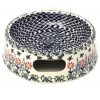 Janelle Imports Lg Dog Bowl In Wavy Flowers