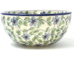 Janelle Imports Soup Bowl 24 Oz In Blue Clematis