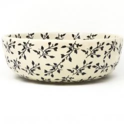 Janelle Imports Family Shallow Bowl In Simply Black