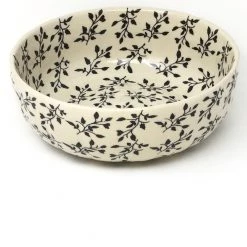 Janelle Imports Family Shallow Bowl In Simply Black