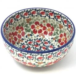 Janelle Imports Soup Bowl 24 Oz In Red Poppies