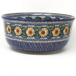 Janelle Imports Family Deep Bowl In Sunflowers