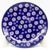 Janelle Imports Luncheon Plate In Flowers On Blue 2 Janelle Imports Luncheon Plate In Flowers On Blue