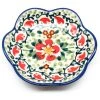 Janelle Imports Flower Plate In Red Poppies