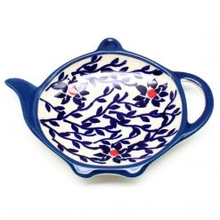 Janelle Imports Teabag Dish In Touch Of Red