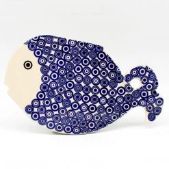 Janelle Imports Whale Cutting Board In Fish Eyes