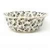 Janelle Imports Sm Retro Bowl In Modern Gray & Black