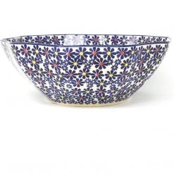 Janelle Imports Md New Kitchen Bowl In Flowers On White