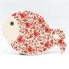 Janelle Imports Whale Cutting Board In Antique Red