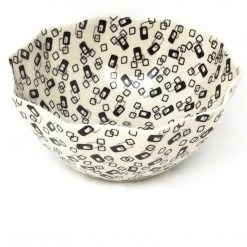 Janelle Imports Sm New Kitchen Bowl In Modern Gray & Black