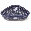 Janelle Imports Triangular Bowl 8" In Blue Elegance