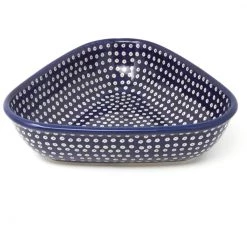 Janelle Imports Triangular Bowl 8" In Blue Elegance