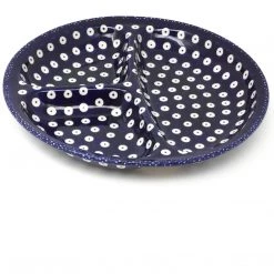 Janelle Imports Divided Plate In Blue Tradition
