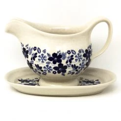 Janelle Imports Gravy Boat W/Tray 1 Qt In Morning Wedding