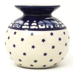 Janelle Imports Round Vase In Winter