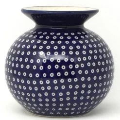 Janelle Imports Round Vase In Blue Elegance