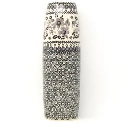 Janelle Imports Simple Vase In Gray & Black