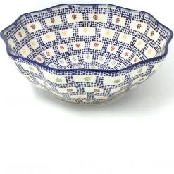 Janelle Imports Md New Kitchen Bowl In Modern Checkers