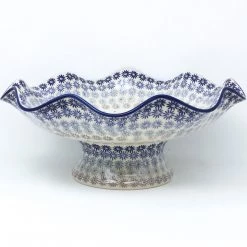 Janelle Imports Fluted Pedestal Bowl In All Stars