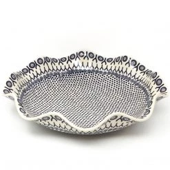 Janelle Imports Fluted Pasta Bowl In Icelandic White
