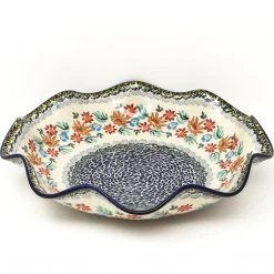 Janelle Imports Fluted Pasta Bowl In Late Fall