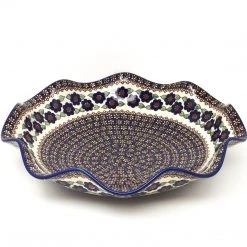 Janelle Imports Fluted Pasta Bowl In Petunia