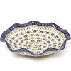 Janelle Imports Fluted Pasta Bowl In Forget-Me-Not