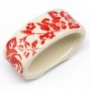 Janelle Imports Napkin Ring In Antique Red 2 Janelle Imports Napkin Ring In Antique Red