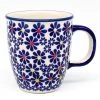 Janelle Imports Bistro Cup 10.5 Oz In Flowers On White 1 Janelle Imports Bistro Cup 10.5 Oz In Flowers On White