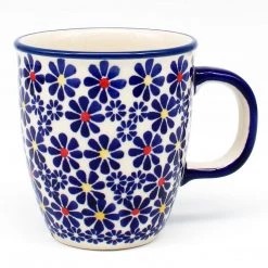 Janelle Imports Bistro Cup 10.5 Oz In Flowers On White