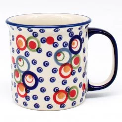 Janelle Imports Straight Cup 12 Oz In Modern Circles