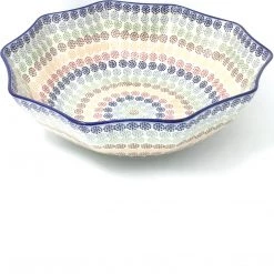 Janelle Imports Lg New Kitchen Bowl In Modern Dots