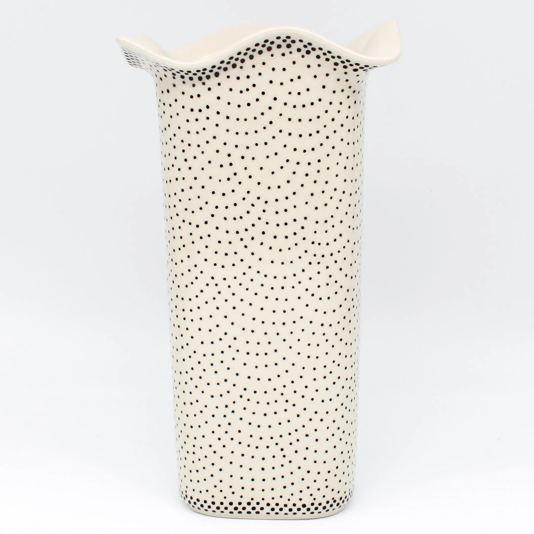 Janelle Imports Fluted Vase In Black Elegance 3 Janelle Imports Fluted Vase In Black Elegance