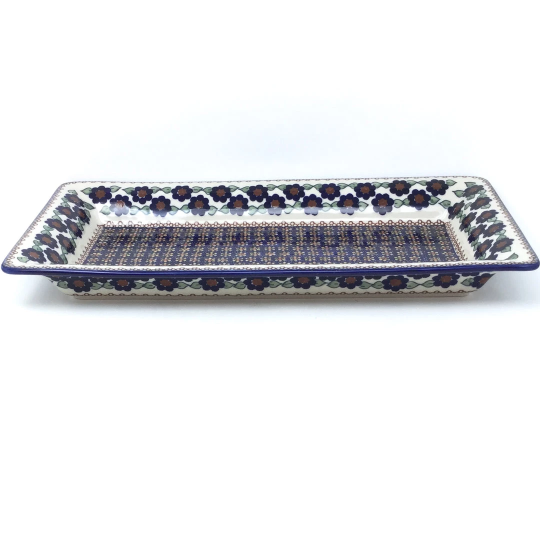 Janelle Imports Lg Rect. Server W/Lip In Petunia 3 Janelle Imports Lg Rect. Server W/Lip In Petunia