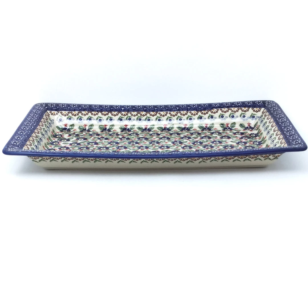 Janelle Imports Lg Rect. Server W/Lip In Forget-Me-Not 3 Janelle Imports Lg Rect. Server W/Lip In Forget-Me-Not