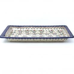 Janelle Imports Lg Rect. Server W/Lip In Morning Glory