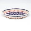 Janelle Imports Sm Oval Baker W/Handles In Red Sail