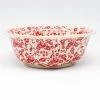 Janelle Imports Sm Retro Bowl In Antique Red 2 Janelle Imports Sm Retro Bowl In Antique Red