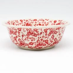 Janelle Imports Sm Retro Bowl In Antique Red